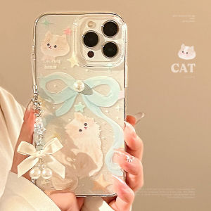 Adorable Butterfly Knot Phone Case for  17 pro Max Fairy Tale Style Protective Cover Cute Cartoon Animal Design Silicone Material