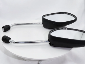 Universal Motorcycle Side Mirror Rearview Mirrors Wind Wing Rotating Side Mirrors Suitable for Yamaha  Ducati and for multiple types General Motors