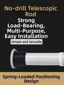 ORIENTAL LAN | Easy-install Extendable Window & Shower Curtain Rod