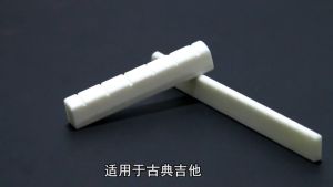 1Set 6 String Bone Classical Guitar Bridge Saddle And Nut White Bone Bridge Replacement Parts