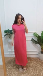 AQILA - Finely April Knit Inner Span Dress - Dress Wanita Tanpa Lengan