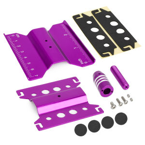 Aluminum Repair Station Work Stand Assembly Platform 360 Degree Rotating for 1/16 1/18 1/24 RC Crawler Axial SCX24 Traxxas TRX4M
