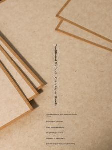 ZHAISHISANLU | Thick Handmade A4 Border Paper Calligraphy Paper