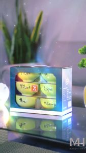 Bộ 6 chén ăn gốm khắc tên cao cấp - Made4Home