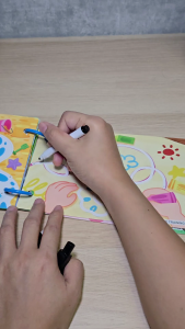 OSSDE Erasable Pen Control Busy Book for Kids | 4 Themes Montessori Educational Toy