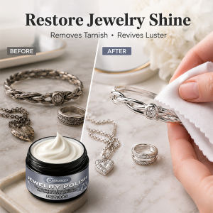Jewelry Polishing Paste Shine Restorer and Cleaner for Gold Silver Rings Necklaces and Daily Care