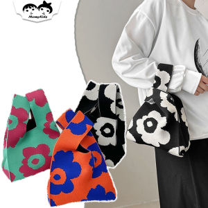 COD Tas Wanita Fashion Tote Bag Style Korea Knitted ToteBag Top Handle BAG02