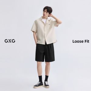 GXG | Hemp Loose Straight Shorts Summer