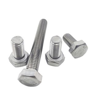 5-100Pcs M3 M4 M5 M6 M8 M10 M12 DIN933 304 Stainless Steel Hexagon Head Bolt Full Thread External Hex Hexagon Head Screws