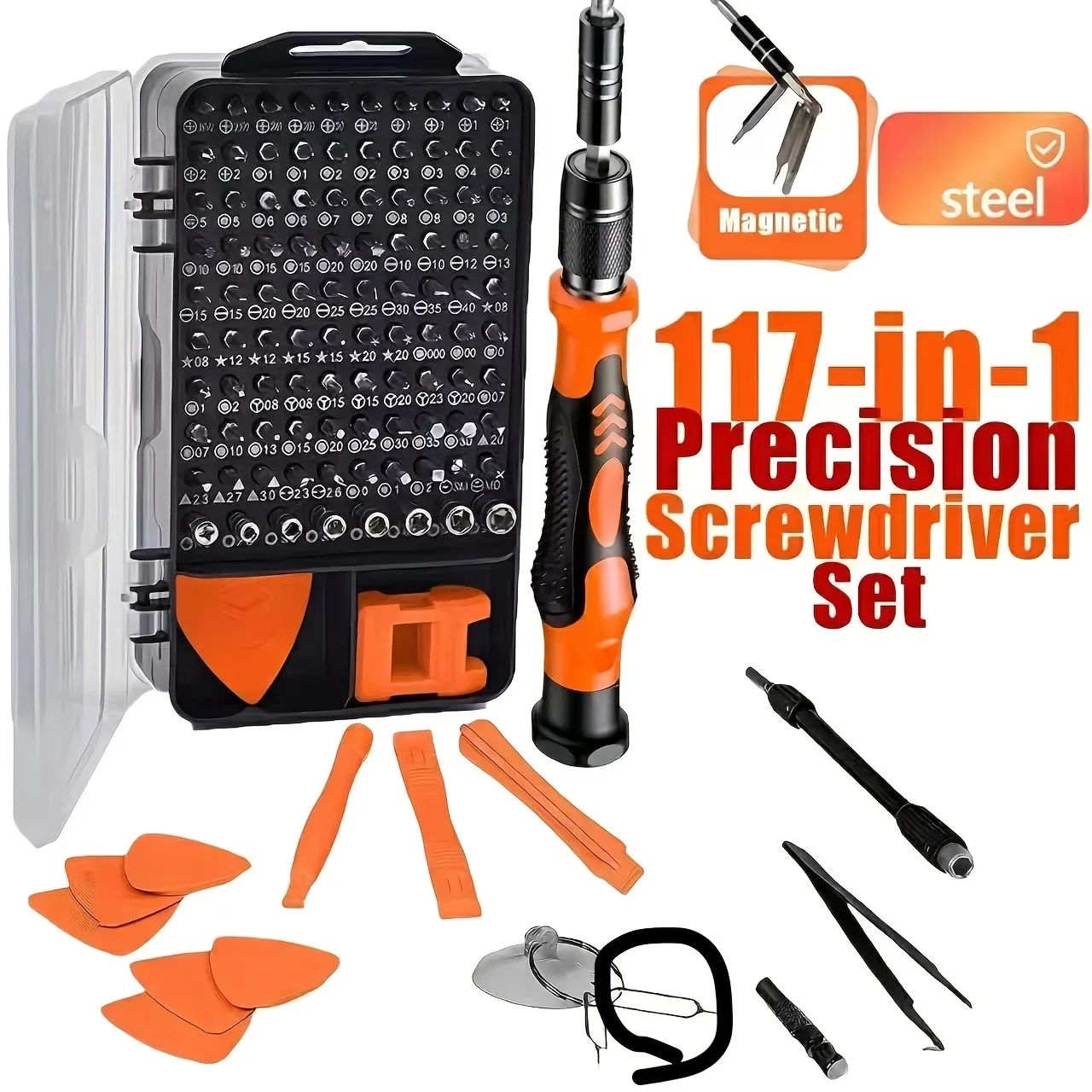 115-in-one Screwdriver Set Tools for Multi-functional Computer, Mobile ...