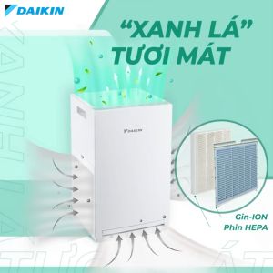 Máy lọc không khí Daikin MCQ30ZVM7-A/G/P cho phòng 23m2 | Máy lọc không khí Daikin MCQ30 thiết kế 3 màu công nghệ Streamer độc quyền | Bảo hành chính hãng