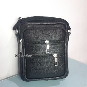 Tas Selempang Pria Kulit Sapi model Banyak Saku