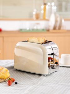 Cidylo Automatic Bread Machine Small Size Heated Breakfast Toaster Household Kitchen Appliance Metal Body 601W-800W Power