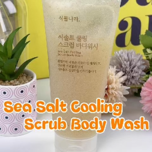 SHINGMULNARA Sea Salt Cooling Scrub Body Wash - 200ml / BeautyQ