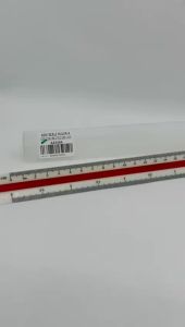 3OCM TRIANGLE SCALE RULER FOR ARCHITECT | ENGINEER ( SCALE A: 1:20 | 1:25 | 1:50 | 1:75 | 1:100 |1:125 & SCALE B: 1:100 | 1:200 | 1:300 | 1:400 | 1:500)