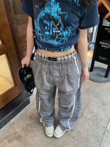 American Style Anti-Glare Quick Dry Loose Design Men Women Spring Summer Straight Leg Pants Wide Leg Trousers