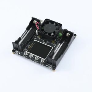Gaqqee | Máy Kiểm Tra Dung Lượng Pin Lithium 18650 Hai Kênh Với Còi Báo Động Mô-đun Sạc-xả Tự Động Máy Kiểm Tra Tải Điện Tử