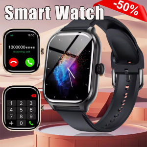 2025 New Smart Watch Bluetooth Call Message Reminder 24 Hour Health Monitoring Smart Watch Gift for Men and Women