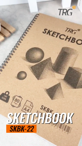 TRG Kraft Sketchbook Sketch Ring Drawing Book SKBK-22 A4 A5 150gsm - Kertas Buku Gambar & Sketsa 150 gsm TRG