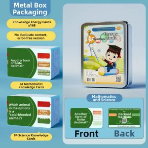 WOWEIAOKUANG | Educational Knowledge Cards for Fun History Language Geography Learning
