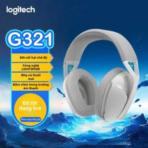 Logitech | Tai Nghe Chơi Game Không Dây Logitech G321 Bluetooth Hai Chế Độ Với Mic Khử Tiếng Ồn Có Thể Gập Lại Tai Nghe Có Dây Bằng Da Dành Cho Thể Thao Điện Tử