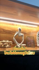 LUCKYLED ไฟรางอลูมิเนียม 30-50cm ฝังตัว คุณสมบัติวิทยาศัพท์ โคมไฟสำหรับตู้ ไฟตู้เสื้อผ้า Lighting Bar คุณสมบัติสำหรับแถบไฟ LED