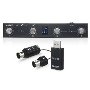 M-VAVE | Bộ Điều Khiển MIDI Không Dây Bluetooth M-VAVE Chocolate Bàn Đạp Di Động Sạc Lại Được Với 4 Nút Điều Khiển Bằng Ứng Dụng Dành Cho Nhạc Cụ Điện Tử