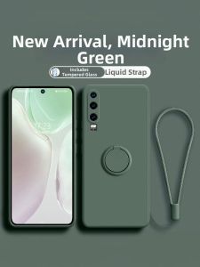 GGUU | New Style for Ladies Compatible with Huawei P Series Cases Full Protection Shockproof Slip-resistant Silicone with Stand