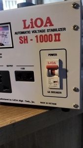 ổn áp lioa chunh hãng sh1000va ( 150v--250v) ra 110v 220v