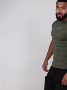 JIANSHENSHIJIAJIANSHEN | Quick-dry Tight Professional Fitness Short Sleeve Shirt
