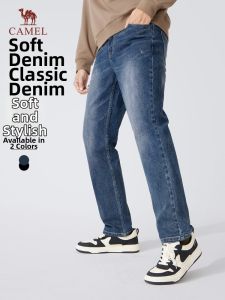 CAMEL | Straight Stretch Vintage Casual Jeans Pants