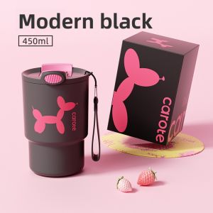 CAROTE | Insulated Portable Straw Cup 316L Stainless Steel