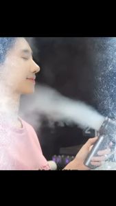 ซุปเปอร์เฮอร์ริเคน พัดลมขนาดเล็ก เกียร์100 ชาร์จได้ พัดลมเจ็ทแบบมือถือ ลมแรง  ความเร็วลม จอแสดงผลดิจิตอล ปรับได้ พัดลมเทอร์โบ พัดลมความเร็วสูง