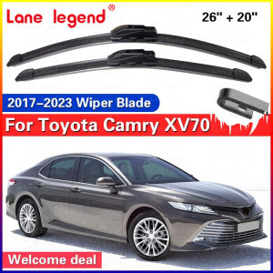 Car Wiper Blades For Toyota Camry XV70 LE TRD SX 2017 - 2023 Front Windscreen Windshield Wipers Car Accessories Brushes 2pcs