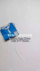 Setelan Koko Sarkoci Part 2 Baju Celana Anak Laki-Laki 2-7 Tahun Elegan Terbaru - Fashion Muslim Sarung Cowok Motif Kotak Kekinian Premium