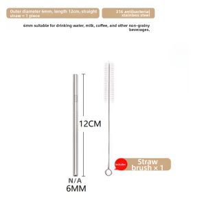 FAGEEN | 316 Food Grade Extra Long Metal Straw 30cm