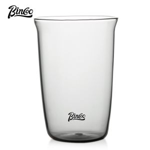 BINCOO แก้วค็อกเทลนมแก้วกาแฟ450มล. สำหรับสำนักงานบ้าน Sloki Kaca ทนความร้อนได้ลายลาเต้น้ำแข็งอเมริกาโน่