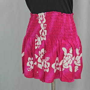 026 WOMENS FLORAL MINI SKIRTS HIGHT WAIST/BATIK PRINTED SKIRT