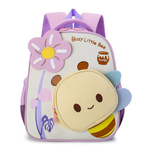 Cute Bee & 3D Floral Children Backpack
