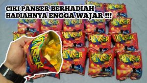 Chiki berhadiah uang zaky dan panser 1 pak isi 10 pcs