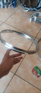 Ring snare sner drum band marching band atas bawah 12inc