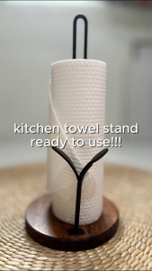 Finelivin Minimalistic Kitchen Towel Holder / Stand