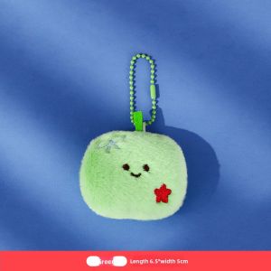 LONGKUI | Cute Fluffy Apple Shaped Plush Toy