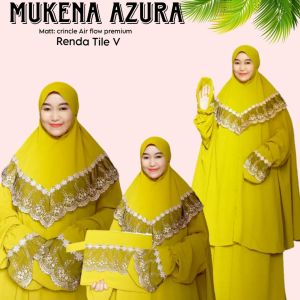 Mukenah Azura Berlengan + Free Tas