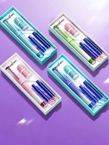 HERO | Bút Máy Xóa Được Hero 337M Dành Cho Trẻ Em - Dụng Cụ Viết Cho Người Mới Bắt Đầu Có Tay Cầm Hỗ Trợ Tư Thế Ngòi Kim Loại Điểm Viết 038mm