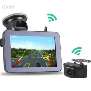 HD Wireless Backup Reversing Camera WIFI Rear View 5/4.3Inch Parking Monitor AHD1080P for Truck Bus Car Vehicle Night Vision