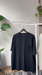 Oxwhite Men Essential Pocket Oversized Tee