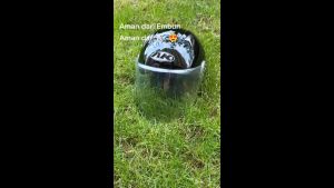 Stiker Helm Anti Embun Anti Air Anti Fog Kaca Helm Anti Air Hujan Dan Embun Sticker Helm Anti Air