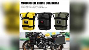 MOTOCENTRIC | For Suzuki HONDA BMW Universal Motorcycle Frame Crash Bars Multi-size Bumper Tool Bag cycling bag fuel tank bag Side saddle bag