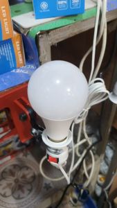 ชุดหลอดไฟ พร้อมขาหนีบ (4 เมตร) สีขาว สมุด พร้อมส่ง 🚚